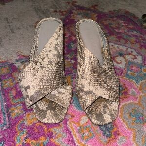 1. State Snakeskin heel